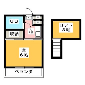 間取図 ルネパレス大岡II