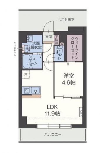 間取図 フィラトゥーラ山本被服第一ビル