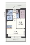 フィラトゥーラ山本被服第一ビル 1LDKの間取り