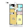 セレスト 1LDKの間取り