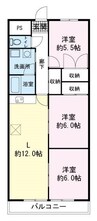 メゾン興国 3LDKの間取り