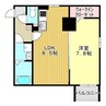 セルビシオ 1LDKの間取り