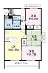 Gold palace 3LDKの間取り