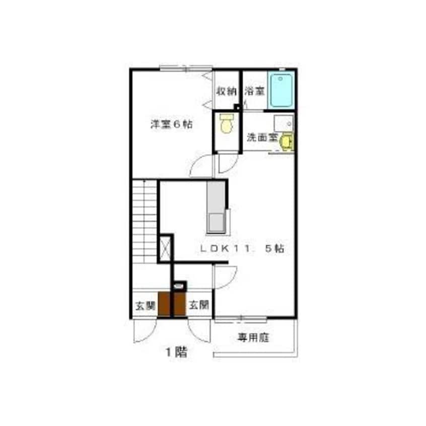 間取図 フォレットフォンティーヌ