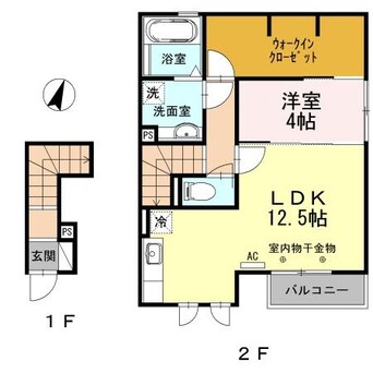 間取図 ペルレドール・ミユキ