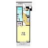 ファーストパーシモン 1Kの間取り