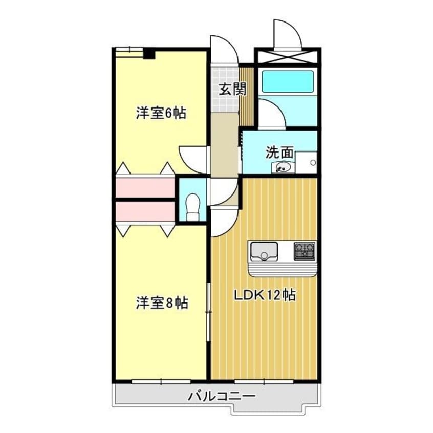 間取図 パークヒルズ大岡