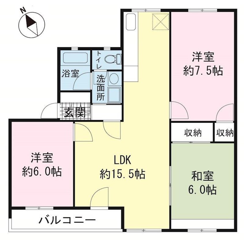 間取図 メゾンスズキ
