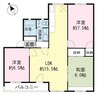 メゾンスズキ 3LDKの間取り