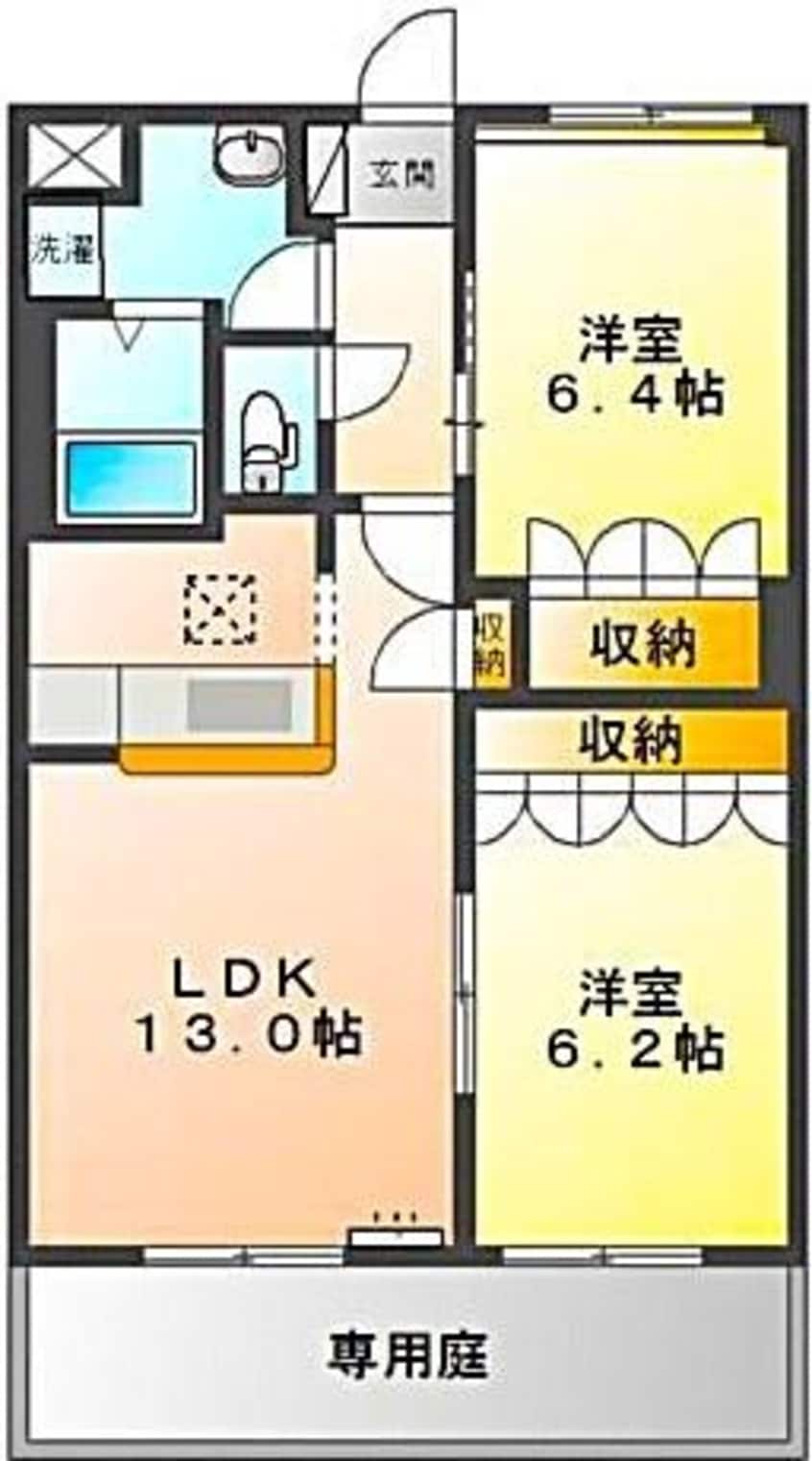 間取図 ローズガーデン長塚I