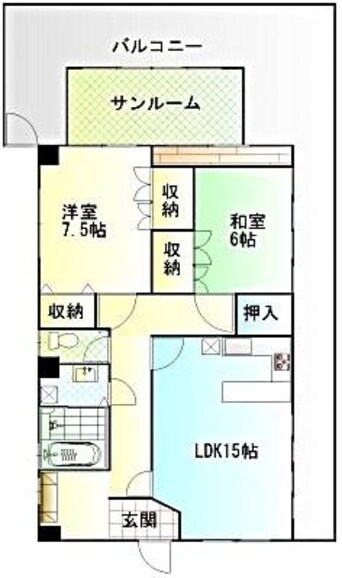 間取図 フィネーザ・フォンテ