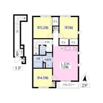 間取図 ラ　マージュA