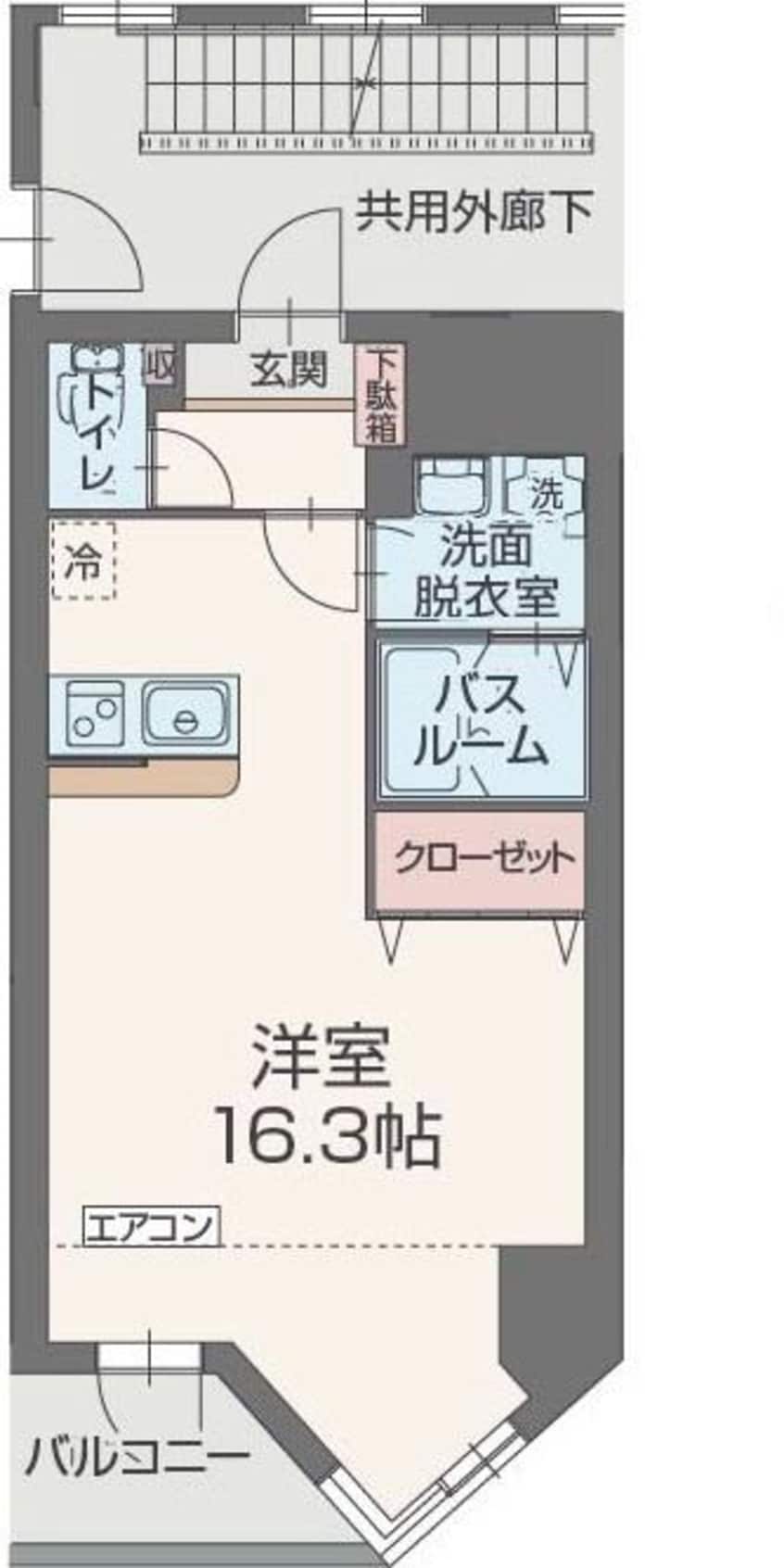 間取図 アマネ　ウエスト