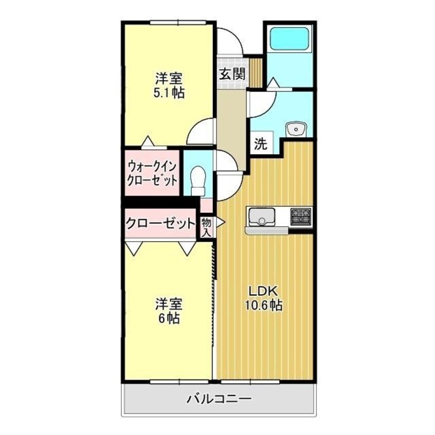 間取図 ブルーローズ
