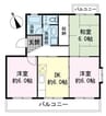 プロスペラ平石 3DKの間取り