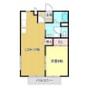 サンビレッジ南一色 1LDKの間取り