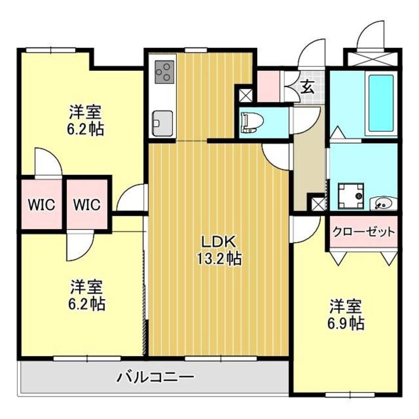 間取図 リベラエレンシア