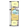 PARK　WEST　YOSHIDA 2LDKの間取り
