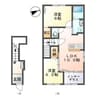 リジエール 2LDKの間取り