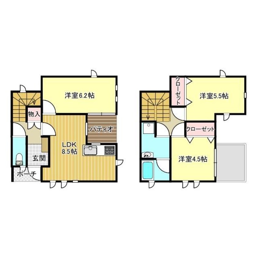 間取図 フレスコK