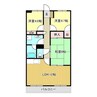 メゾン長嶋 3LDKの間取り