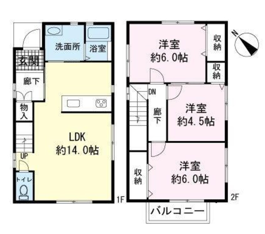 間取図 菅原借家