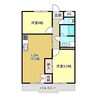 永代マンション 2LDKの間取り