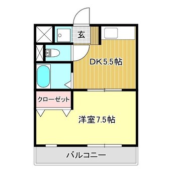 間取図 神部ハイツII