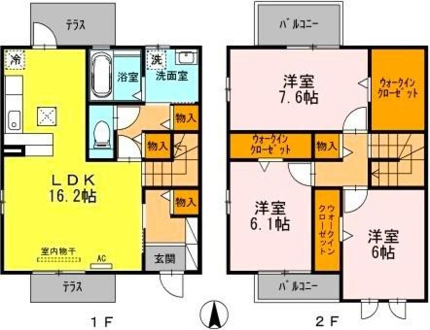 間取図 ビューコート