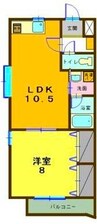ヴィブレヴィスタシアA 1LDKの間取り