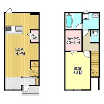 間取図 メゾネットフォーテラス