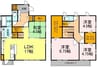 大岡戸建 4LDKの間取り