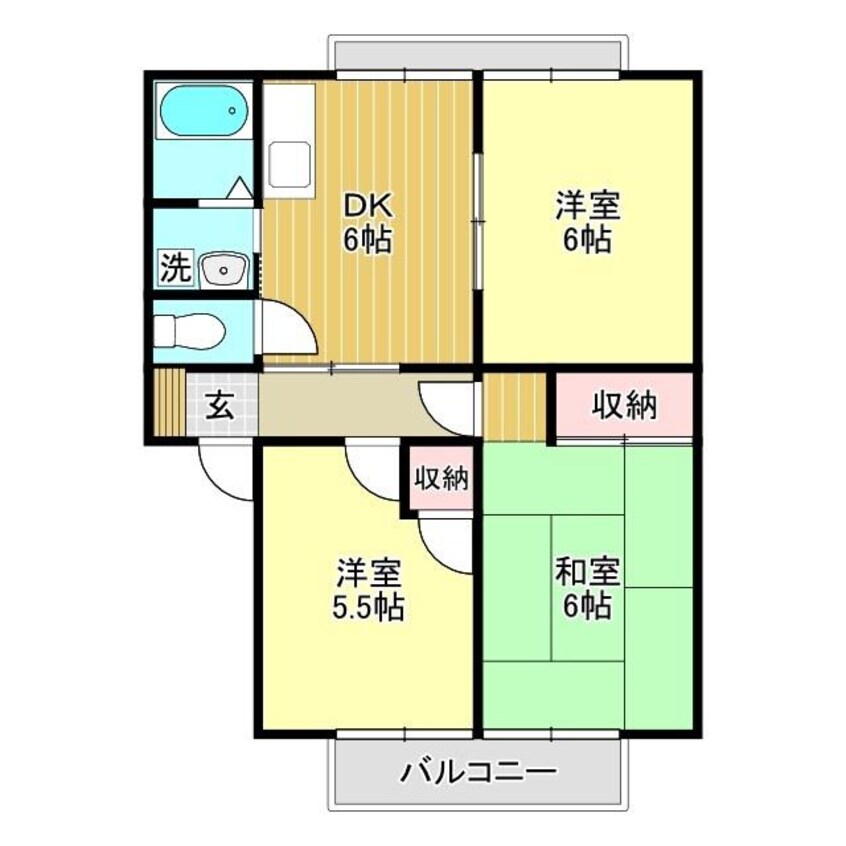 間取図 メゾンフロール