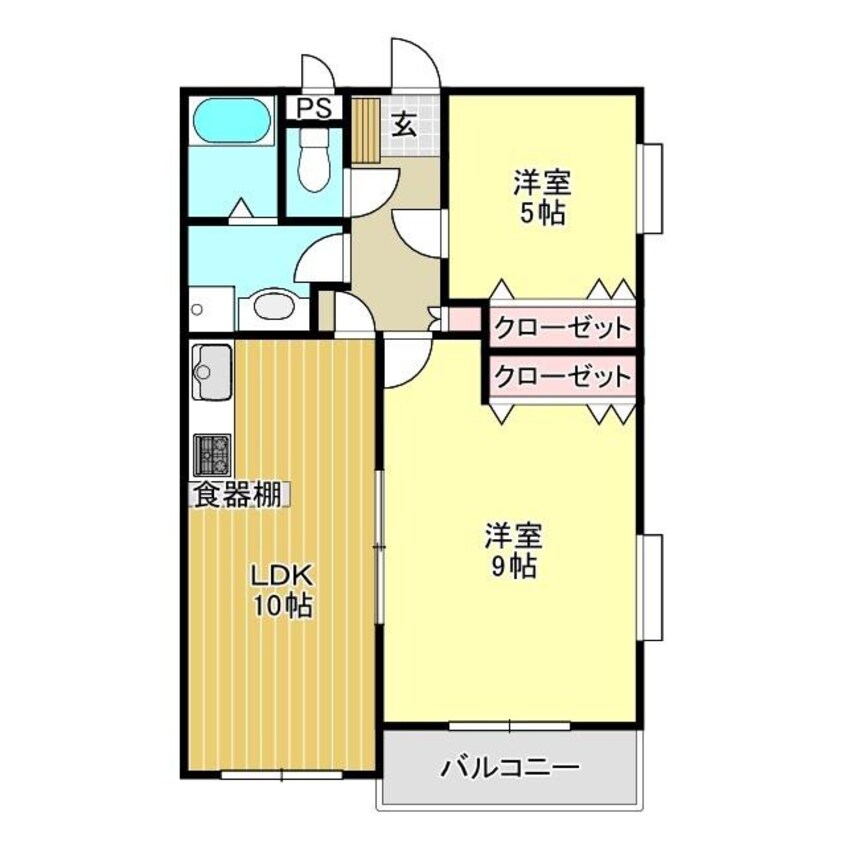 間取図 ベルックスA
