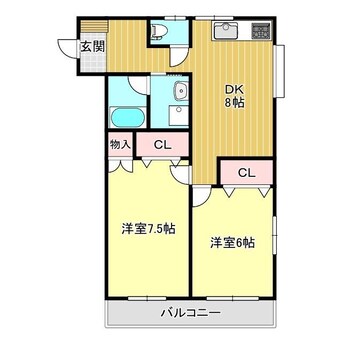 間取図 ソワサントUTRI