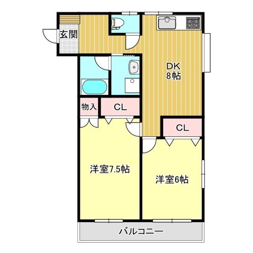 間取図 ソワサントUTRI