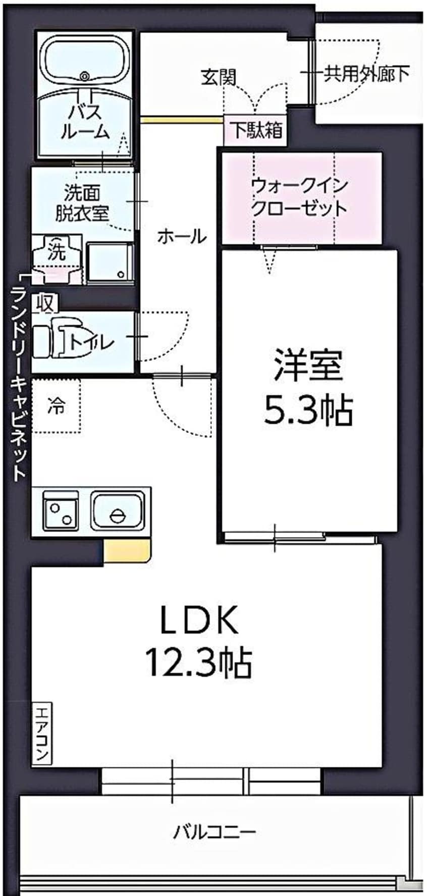 間取図 ポルトボヌール