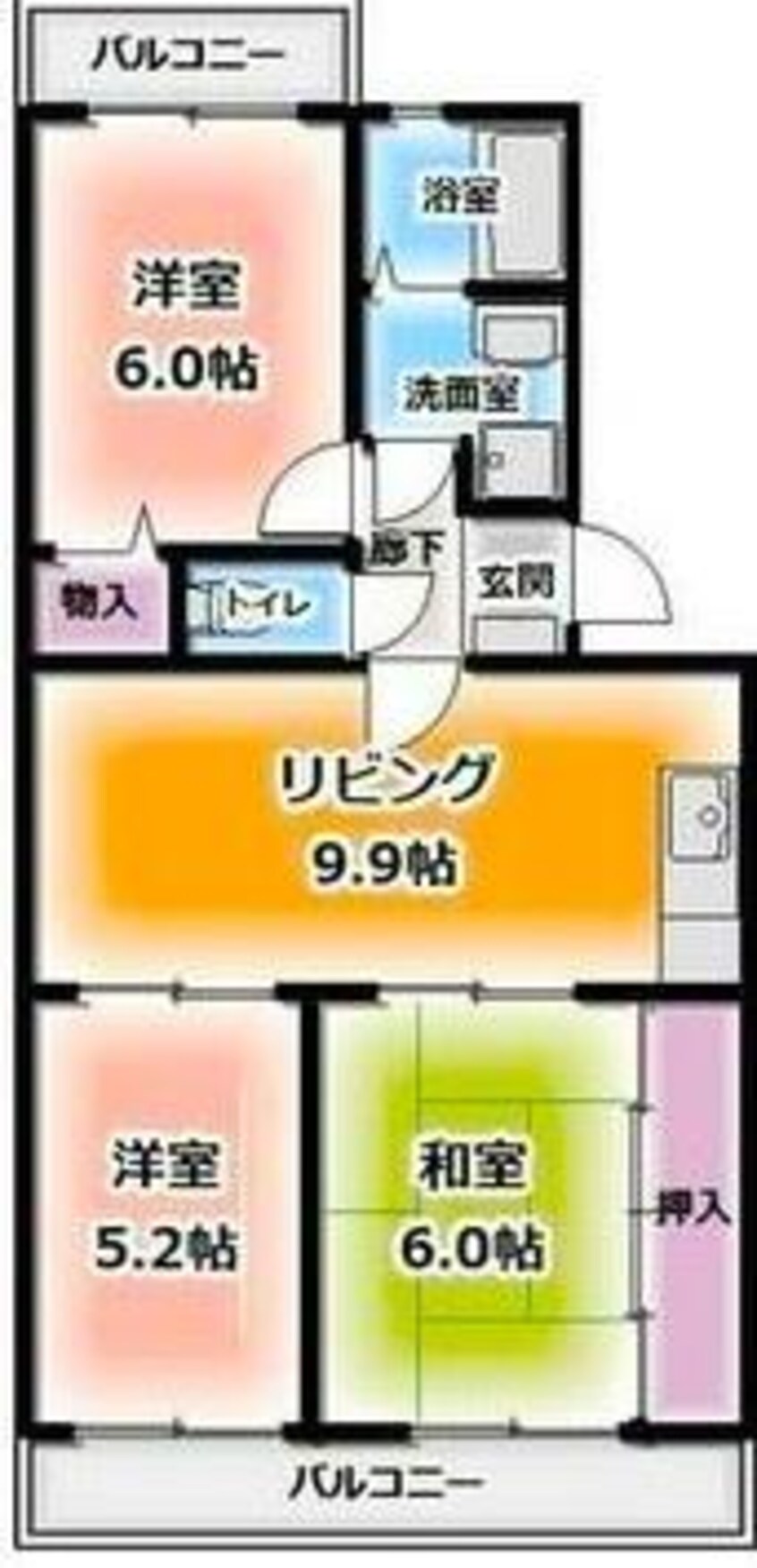 間取図 メゾン・ド・エソールI