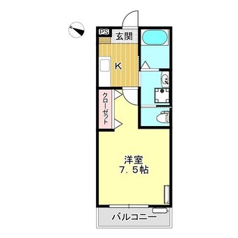 間取図 メイフェア三園平II