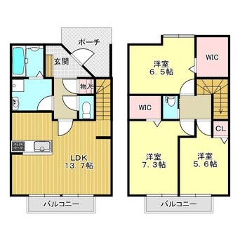 間取図 梅田戸建