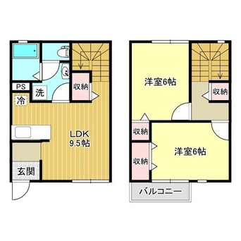 間取図 サニーコート高木F
