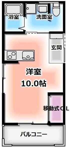 間取り図 西条町コーポ