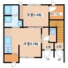 MonstellasA 1LDKの間取り