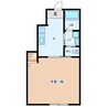 アウル西見前 1Kの間取り