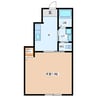 アウル西見前 1Kの間取り