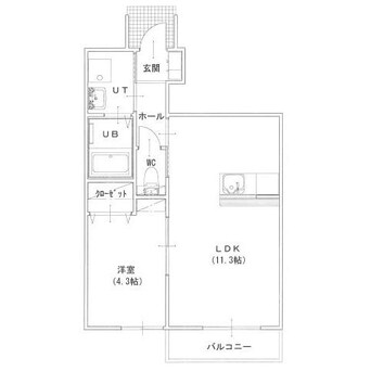 間取図 ボヌールハウス