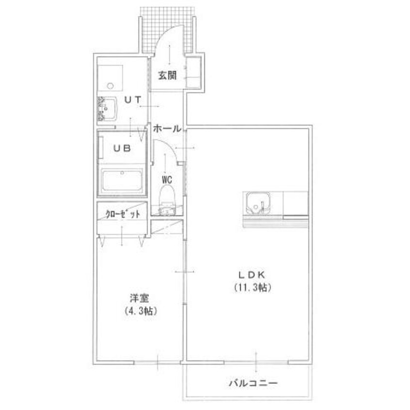 間取図 ボヌールハウス