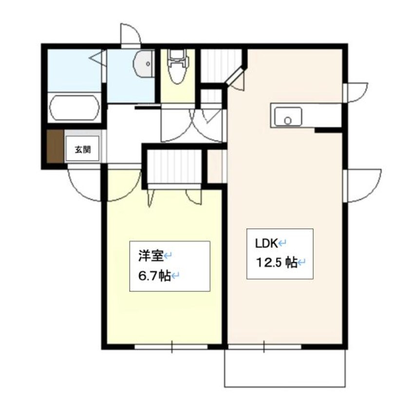 間取図 クラージュ