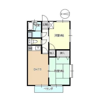 間取図 ユウヅキパレス