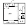 カサ・デ・スラ 1Kの間取り